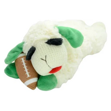 Multipet Tailgate Lamb Chop w/ Football Dog Toy, 6.5"