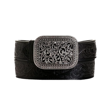 Black Floral Belt | Ariat Womens