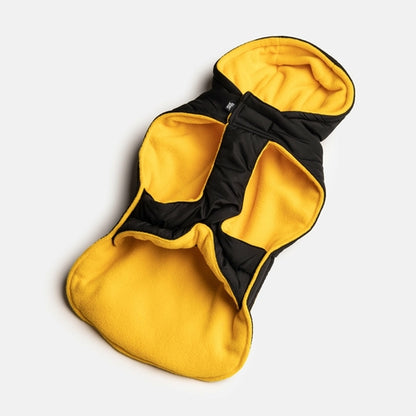 🖤 Jackson Dog Jacket – Black Water-Resistant Coat with Cold Alert™ &