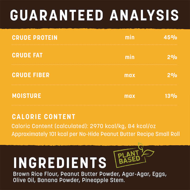 Earth Animal No Hide Peanut Butter Small Dog Treats (2pk) (2.4oz)