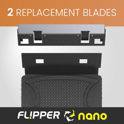 Flipper Nano Aquarium Cleaner Stainless Steel Replacement Blades 2 Pack