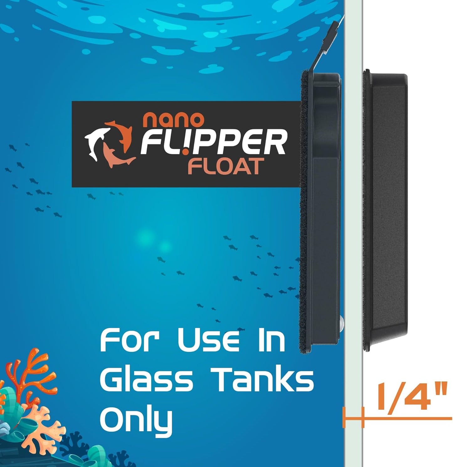 Flipper Nano Float 2 In 1 Magnetic Aquarium Algae Cleaner