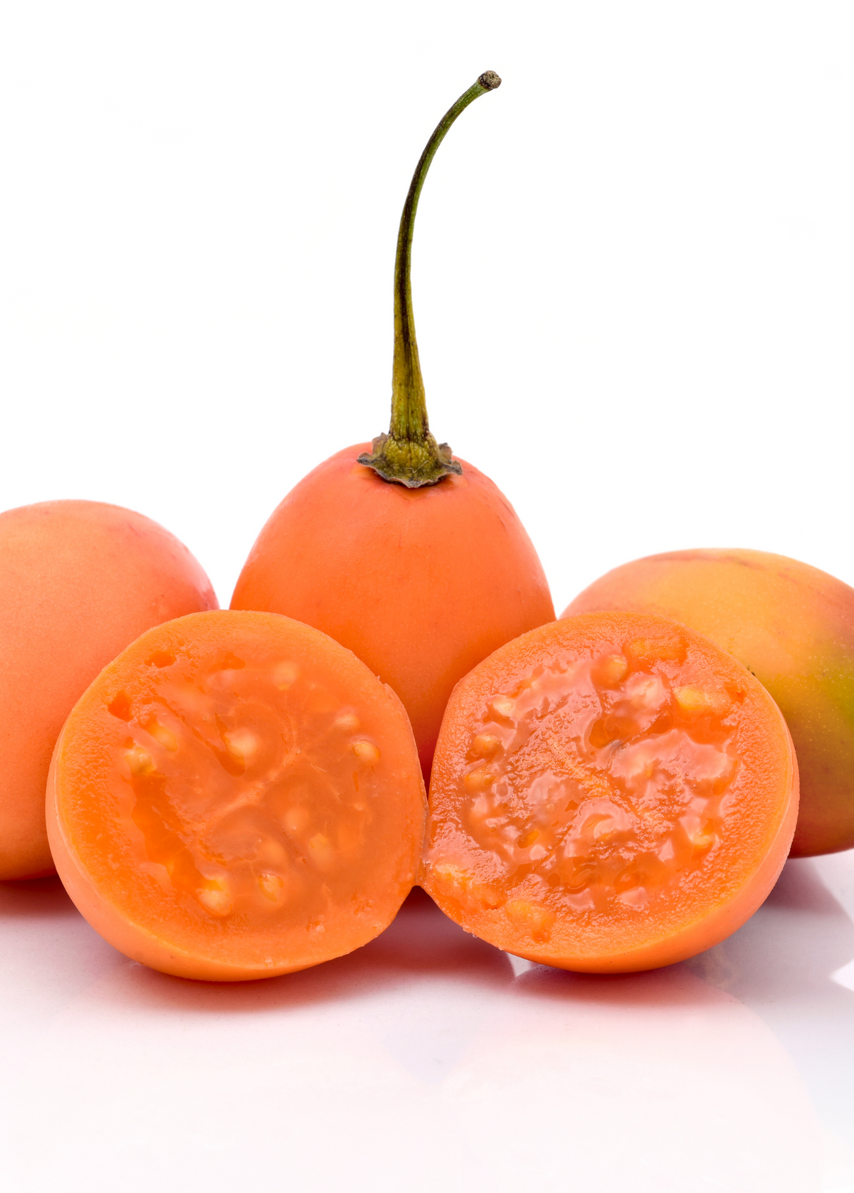 Tree Tomato Fruit Plant - Orange Tamarillo (Cyphomandra betacea) - Edible Fruit, Tropical Shrub