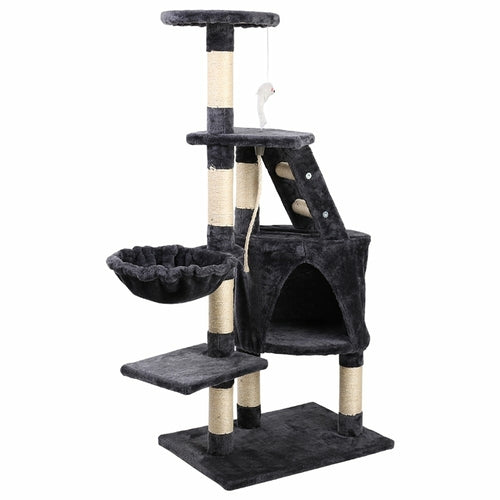 I Pet Cat Tree 120Cm Tower Scratching Post Scratcher Wood Condo House