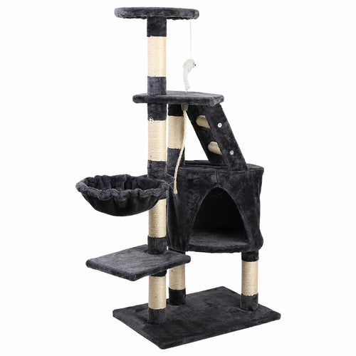 I Pet Cat Tree 120Cm Tower Scratching Post Scratcher Wood Condo House
