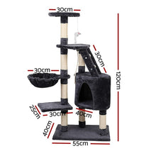 I Pet Cat Tree 120Cm Tower Scratching Post Scratcher Wood Condo House