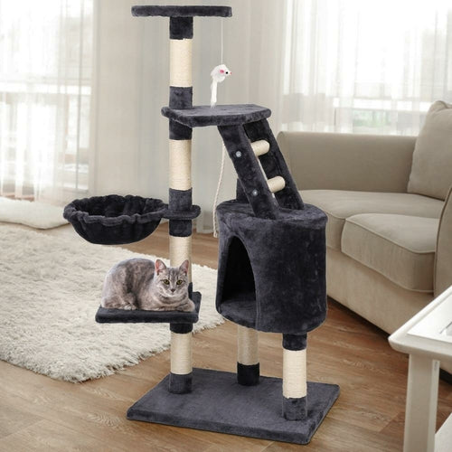 I Pet Cat Tree 120Cm Tower Scratching Post Scratcher Wood Condo House