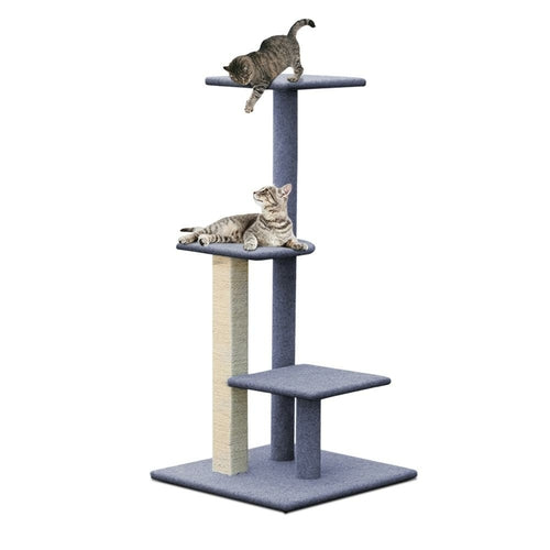 I Pet Cat Tree 124Cm Scratching Post Tower Scratcher Trees Wood Condo