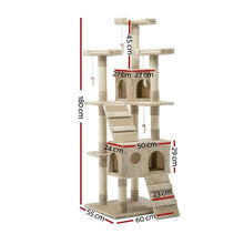 I Pet Cat Tree 180Cm Tower Scratching Post Scratcher Wood Condo House 1