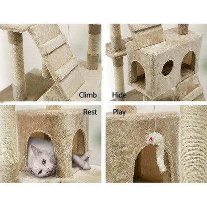 I Pet Cat Tree 180Cm Tower Scratching Post Scratcher Wood Condo House 1