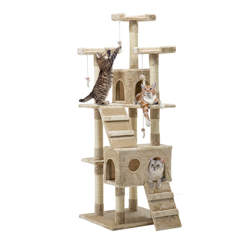 I Pet Cat Tree 180Cm Tower Scratching Post Scratcher Wood Condo House 1