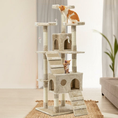 I Pet Cat Tree 180Cm Tower Scratching Post Scratcher Wood Condo House 1