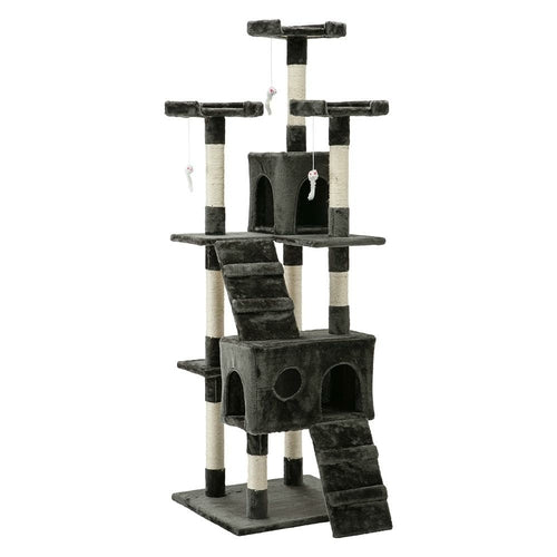 I Pet Cat Tree 180Cm Tower Scratching Post Scratcher Wood Condo House