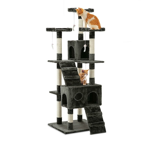 I Pet Cat Tree 180Cm Tower Scratching Post Scratcher Wood Condo House