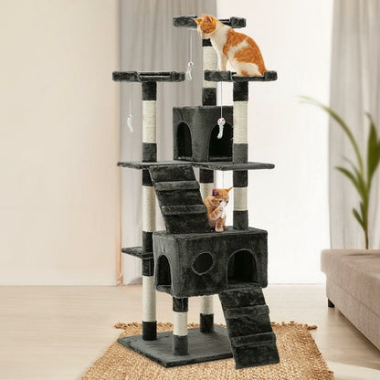 I Pet Cat Tree 180Cm Tower Scratching Post Scratcher Wood Condo House