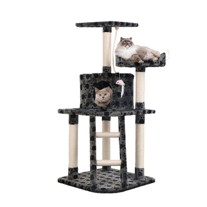 I Pet Cat Tree 120Cm Tower Scratching Post Scratcher Trees Bed Wood