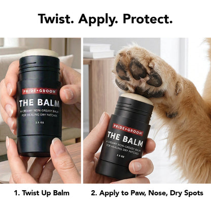 THE BALM Healing Pet Balm — Natural Paw & Nose Moisturizing Balm for Dogs & Cats