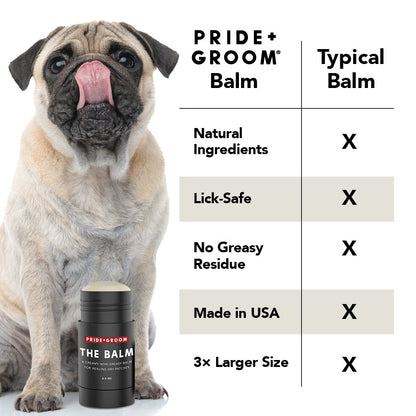 THE BALM Healing Pet Balm — Natural Paw & Nose Moisturizing Balm for Dogs & Cats
