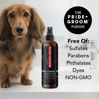 THE LEAVE IN Dog Detangling Leave in Spray — Detangling, Moisturizing & Conditioning Leave In Spray for Dogs