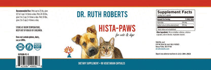 Hista Paws With Quercetin For Dogs And Cats