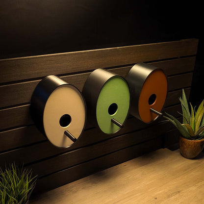 ADG42 Ellipse Modern Earth Tone Birdhouse