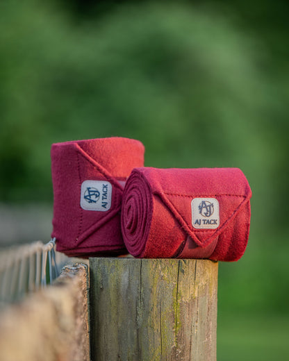 AJ Tack Polo Wraps - 9ft - Pack of 4