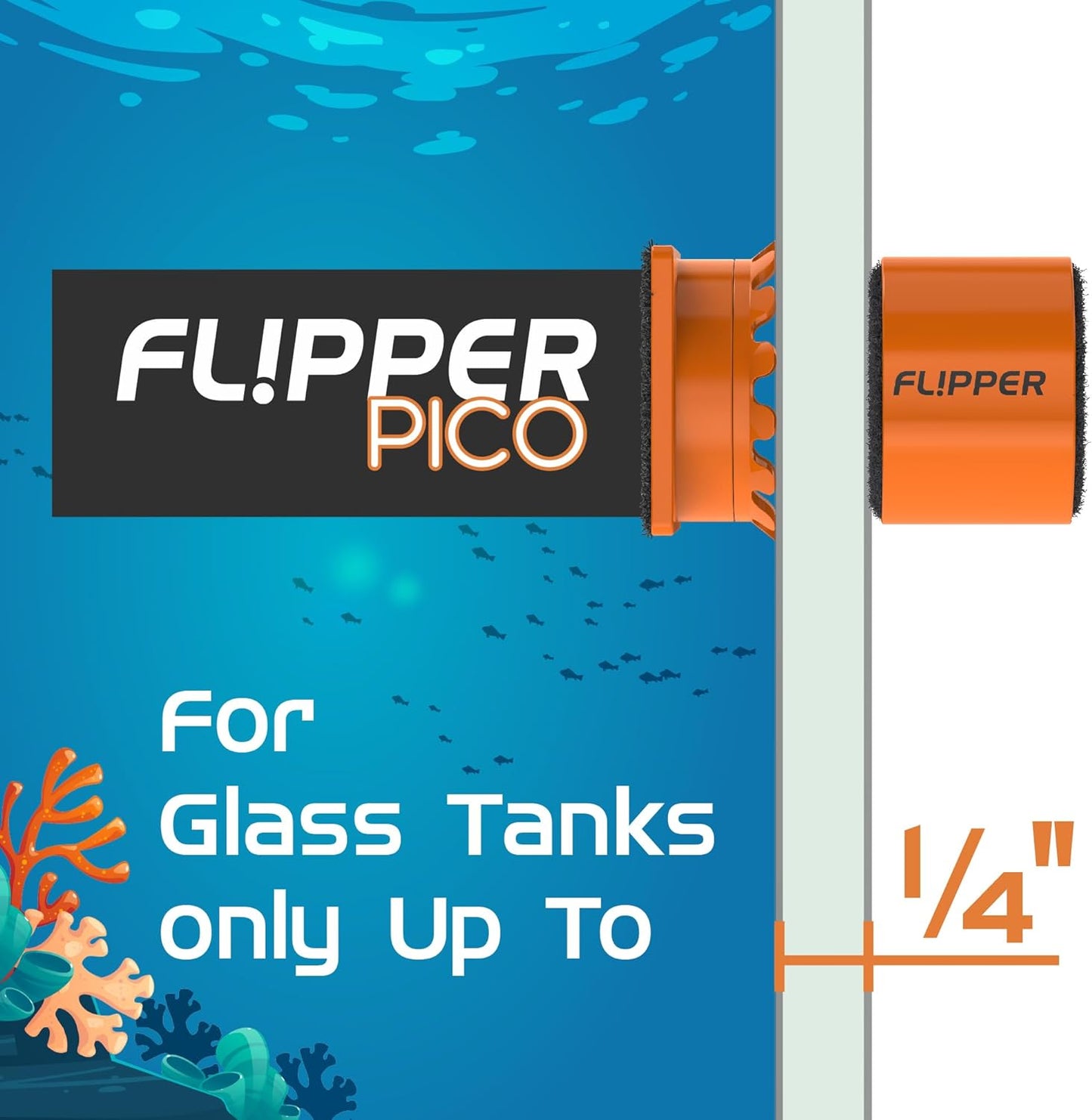 Flipper Pico 2 In 1 Magnetic Aquarium Cleaner Magnet