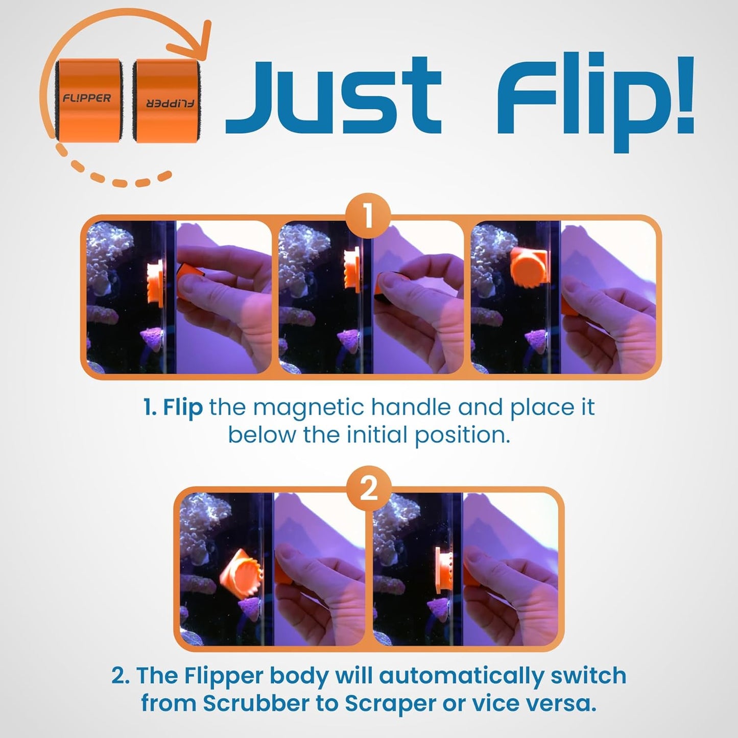 Flipper Pico 2 In 1 Magnetic Aquarium Cleaner Magnet