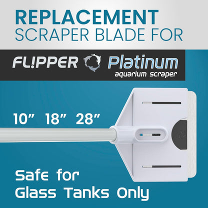 Flipper Platinum Credit Card Aquarium Algae Scraper Stainless Steel Blades
