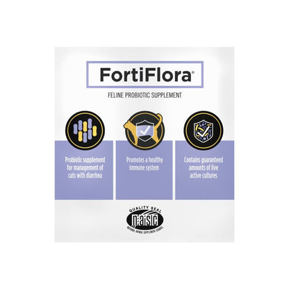 Purina Pro Plan Veterinary Diets FortiFlora Powder Probiotic Digestive Supplement for Cats, 30 count