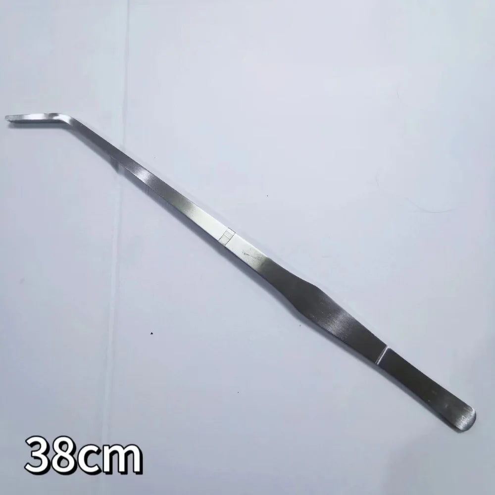 27 38 48Cm Aquarium Plant Tweezers Multifuctional Stainless Steel Elbow Tweezers Fish Tank Aquascape Tools Aquarium Feeding Tong 1