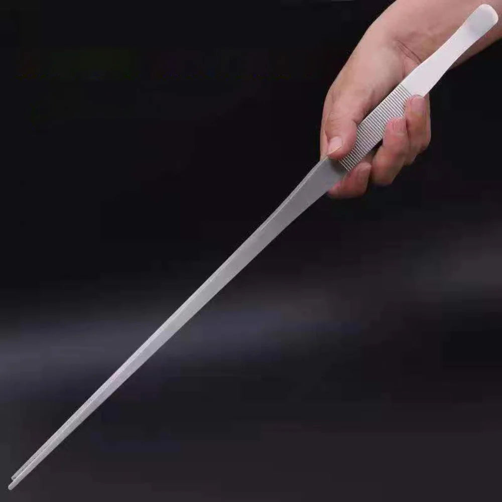 27 38 48Cm Aquarium Plant Tweezers Multifuctional Stainless Steel Elbow Tweezers Fish Tank Aquascape Tools Aquarium Feeding Tong 1