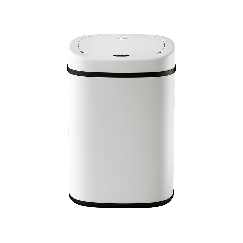 NNEDSZ 82L Motion Sensor Bin Rubbish Automatic White
