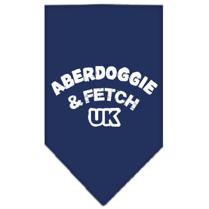 Pet and Dog Bandana Screen Printed,  "Aberdoggie & Fetch UK"