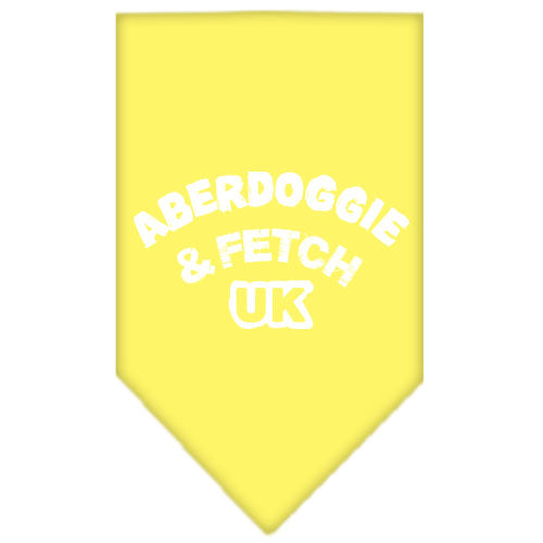 Pet and Dog Bandana Screen Printed,  "Aberdoggie & Fetch UK"