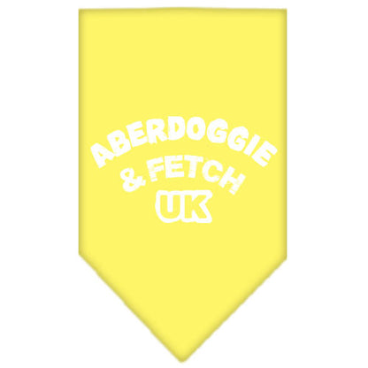 Pet and Dog Bandana Screen Printed,  "Aberdoggie & Fetch UK"