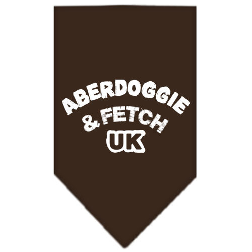 Pet and Dog Bandana Screen Printed,  "Aberdoggie & Fetch UK"