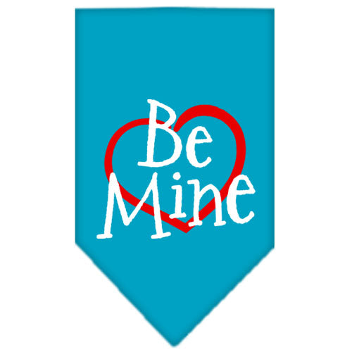 Pet and Dog Bandana Screen Printed, "Be Mine"