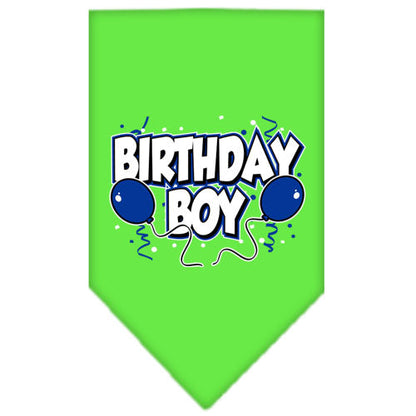 Pet and Dog Bandana Screen Printed, "Birthday Girl -or- "Birthday Boy"