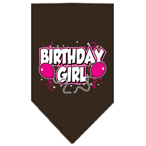 Pet and Dog Bandana Screen Printed, "Birthday Girl -or- "Birthday Boy"