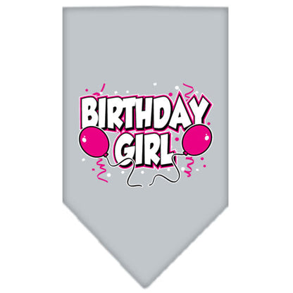 Pet and Dog Bandana Screen Printed, "Birthday Girl -or- "Birthday Boy"