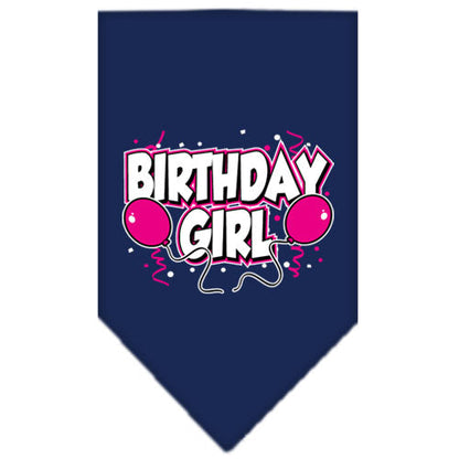 Pet and Dog Bandana Screen Printed, "Birthday Girl -or- "Birthday Boy"