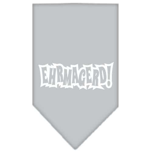 Pet and Dog Bandana Screen Printed, "Ehrmagerd!"