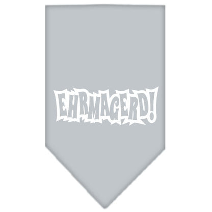 Pet and Dog Bandana Screen Printed, "Ehrmagerd!"
