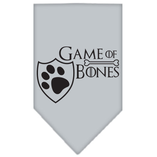 Pet and Dog Bandana Screen Printed, "Game of Bones"