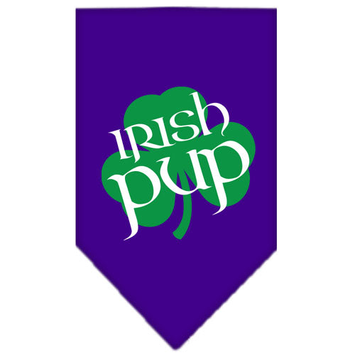 Pet and Dog Bandana Screen Printed, "Irish Pup"