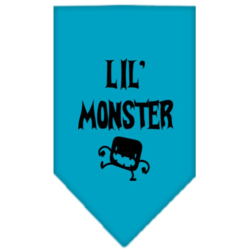 Halloween Pet and Dog Bandana Screen Printed, "Lil Monster"