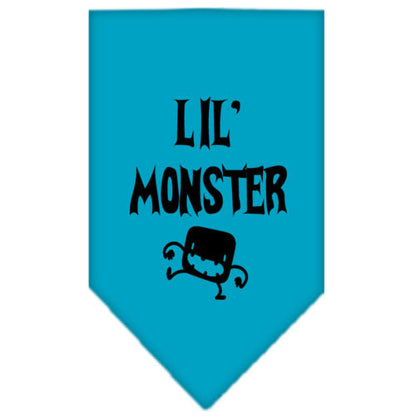 Halloween Pet and Dog Bandana Screen Printed, "Lil Monster"