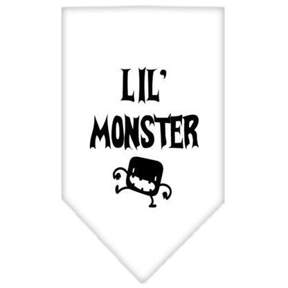 Halloween Pet and Dog Bandana Screen Printed, "Lil Monster"