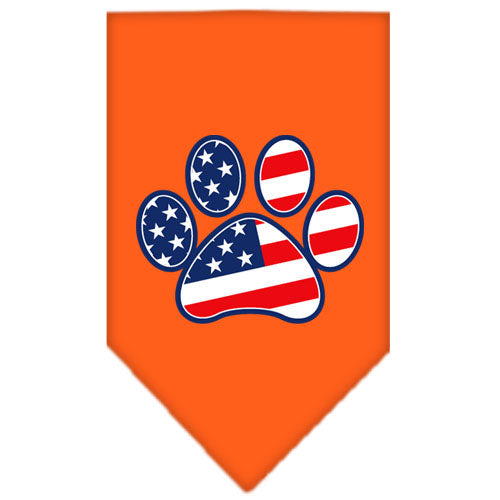 Pet and Dog Bandana Screen Printed, "Patriotic Paw"